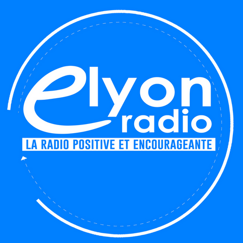 Logo Radio Elyon fond bleu 1800 x 1800